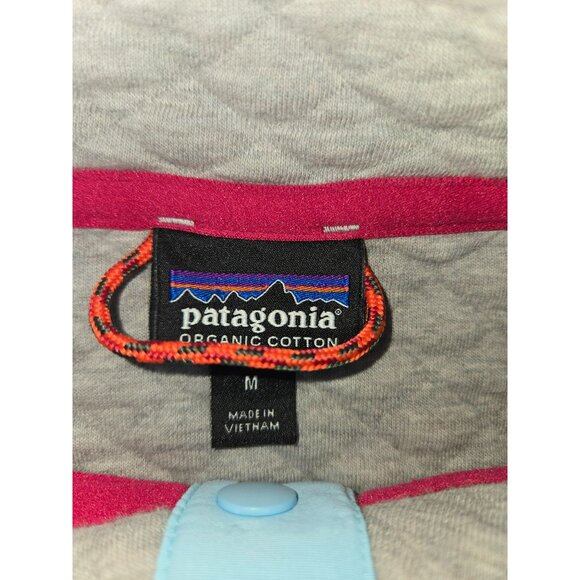 Patagonia Worn Wear Womens Quilted Snap-T Pullover Medium - Picture 5 of 8